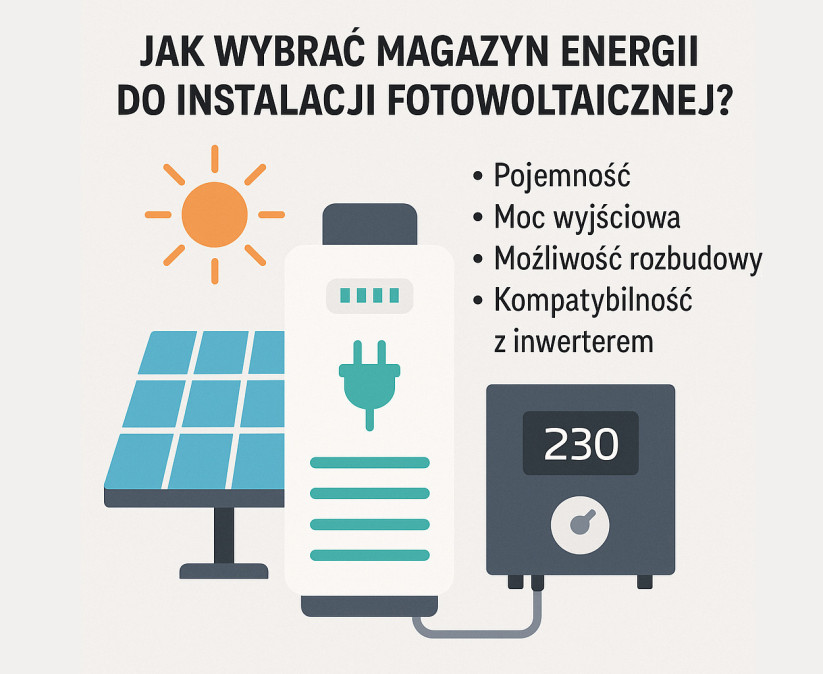 Jak wybrać magazyn energii do instalacji fotowoltaicznej? Poradnik dla początkujących